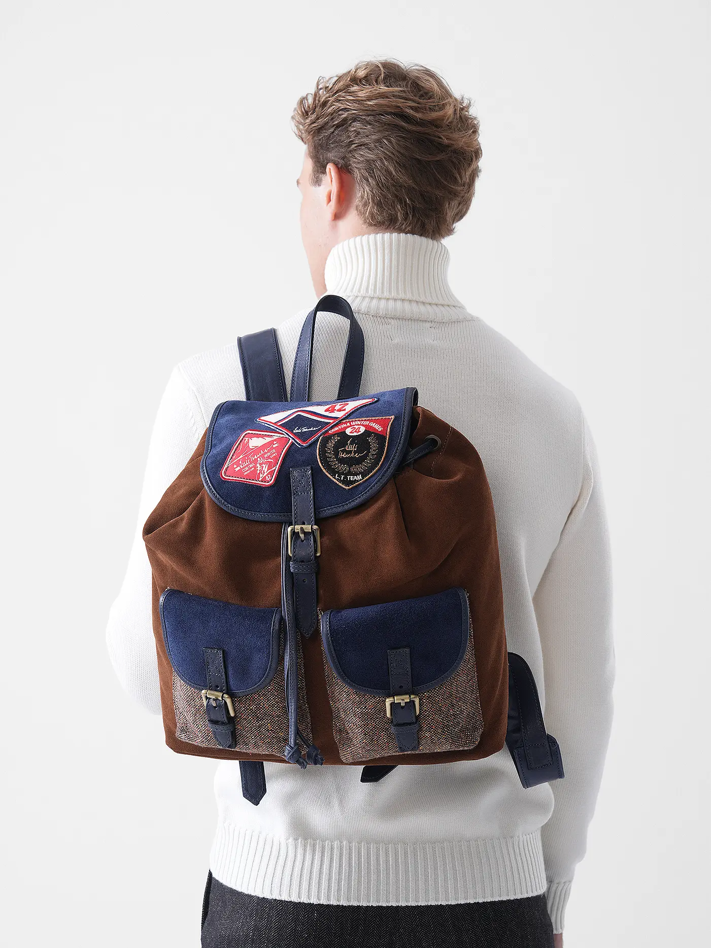 LUIS TRENKER | Trachtenrucksack LUMARCEL Dunkelblau | 